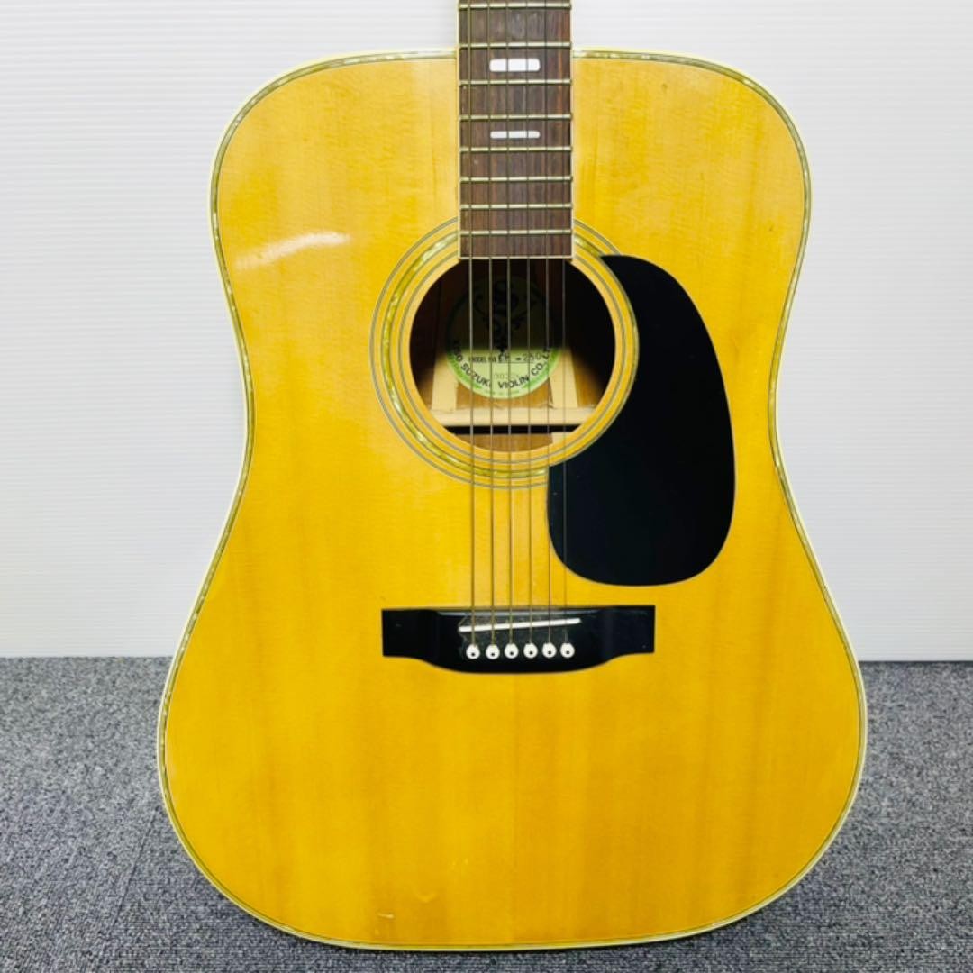 Acoustic Guitar Kiso Suzuki GH-250 Natural Made in Japan S/N 00326