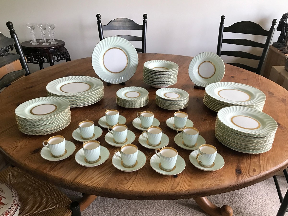TIFFANY CHINA SERVICE 1940'S FOR 12 SOMERSET MINTON ONLY SET FOR