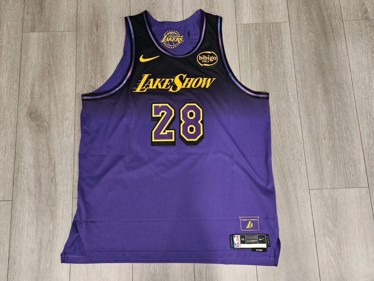 Nike Authentic Rui Hachimura 2024-25 Lakers City Edition Jersey 56