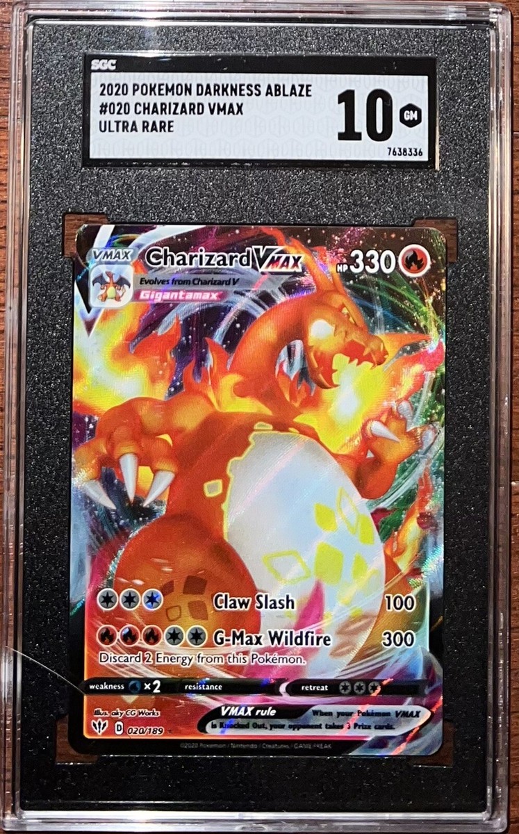 2020 Pokemon Darkness Ablaze Charizard VMAX 020/189 SGC 10 | eBay