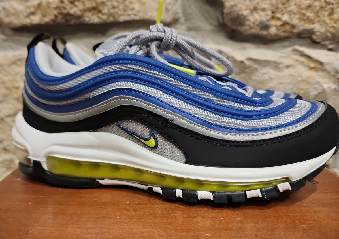 Nike Air Max 97 OG Atlantic Blue Voltage Yellow - Raffles Open