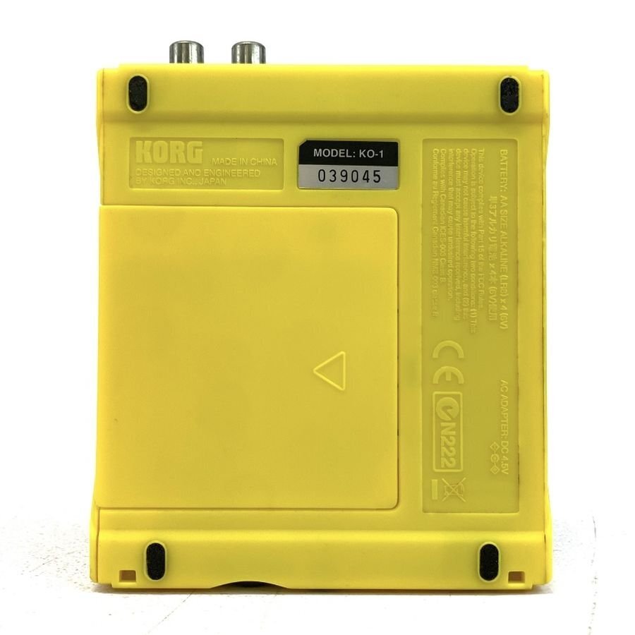 Korg KO-1 Kaossilator Dynamic Phrase Synthesizer Yellow Used Japan