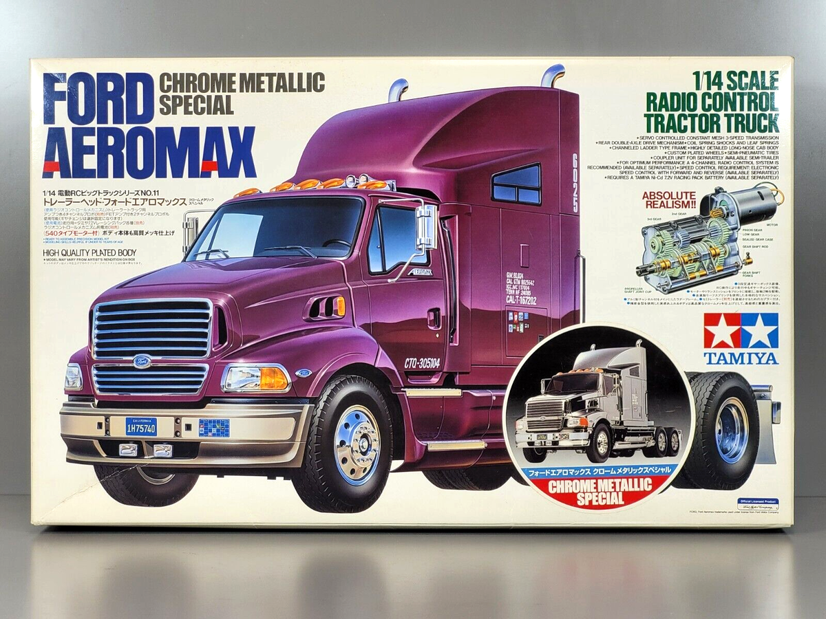Rare New Tamiya R/C 1/14 Ford Aeromax Semi 