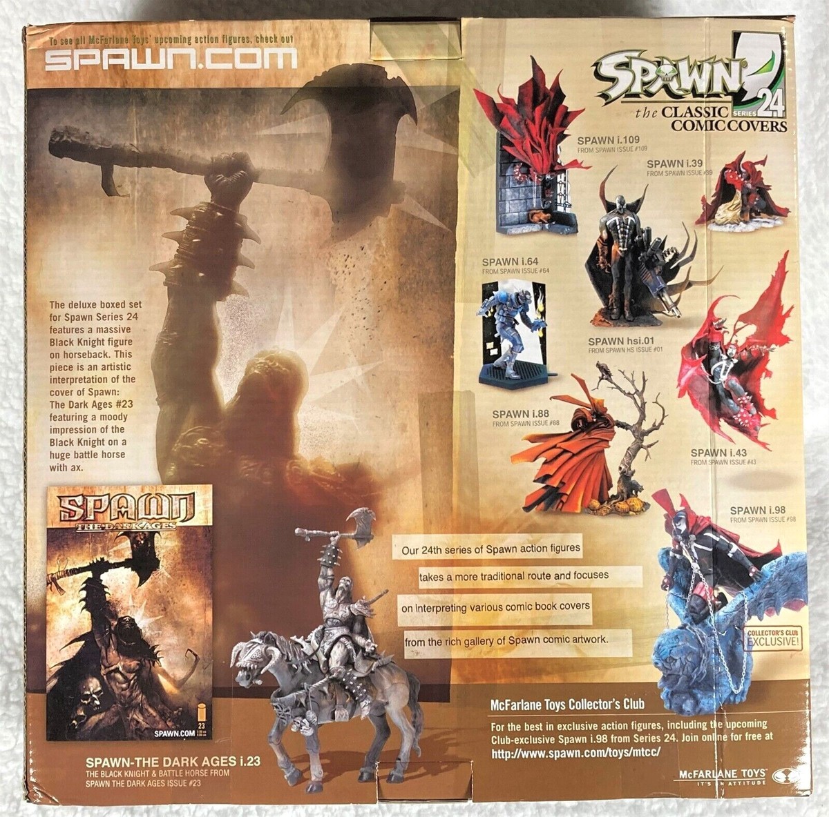 SPAWN i.23 Battle Horse McFarlane Classic Comic Covers Series 24