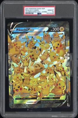 PSA 10 Pikachu V-Union SWSH139 Jumbo Promo Celebrations 25th