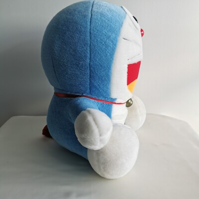 Vintage Doraemon Fujiko-Pro 1970 Plush 20” Stuffed Toy Anime New