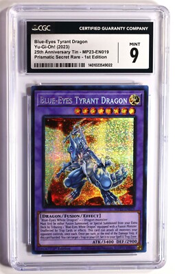 Yu-Gi-Oh TCG Blue-Eyes Tyrant Dragon - MP23-EN019 1st Ed Prismatic