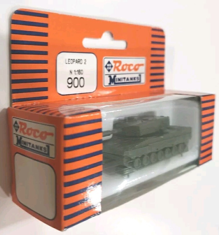 Roco Minitanks Leopard 2 N Scale 1/160 Scale #900 Tank Rare