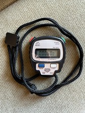 Vintage 80s Tag Heuer 200 S Solar Digital Stopwatch ABC for sale