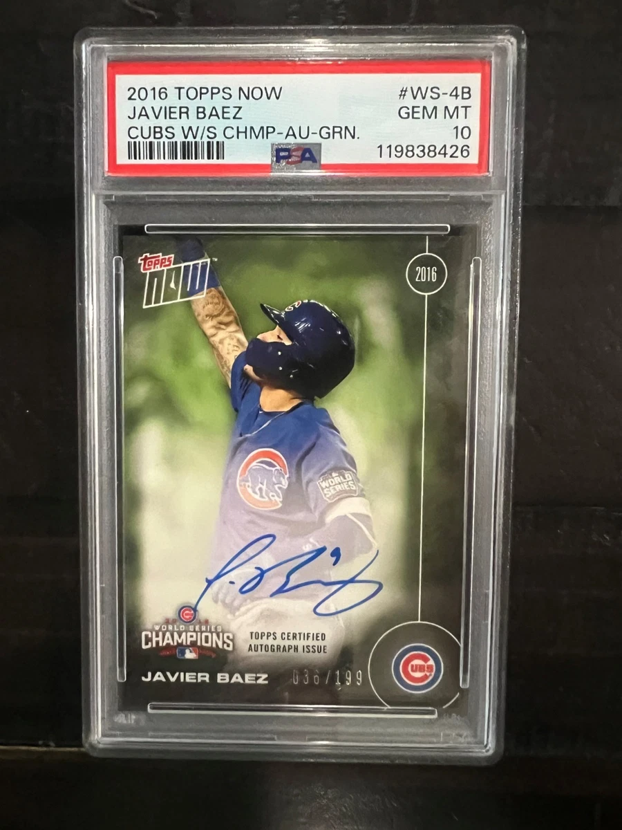 Javier Baez Autographed Baseball Cards for sale | eBay