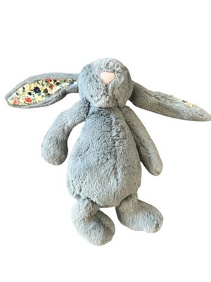 Jellycat Small Blossom Dusky Blue Bunny Plush See Pics BL6DUSKN