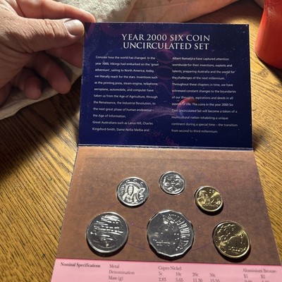 Australia, 2000 Uncirculated Mint set of 6 coins | eBay