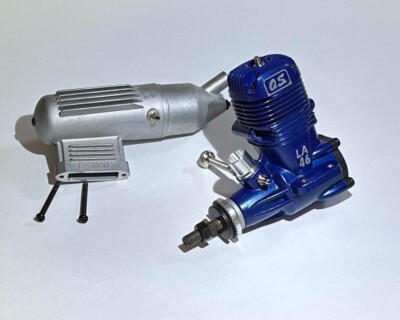 ラジコン飛行機 エンジン OS MAX 46 LA ブルー ラジコン飛行機