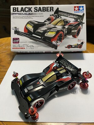 Tamiya Mini 4wd Black Saber Premium With Super 2 Chassis 1/32 | eBay