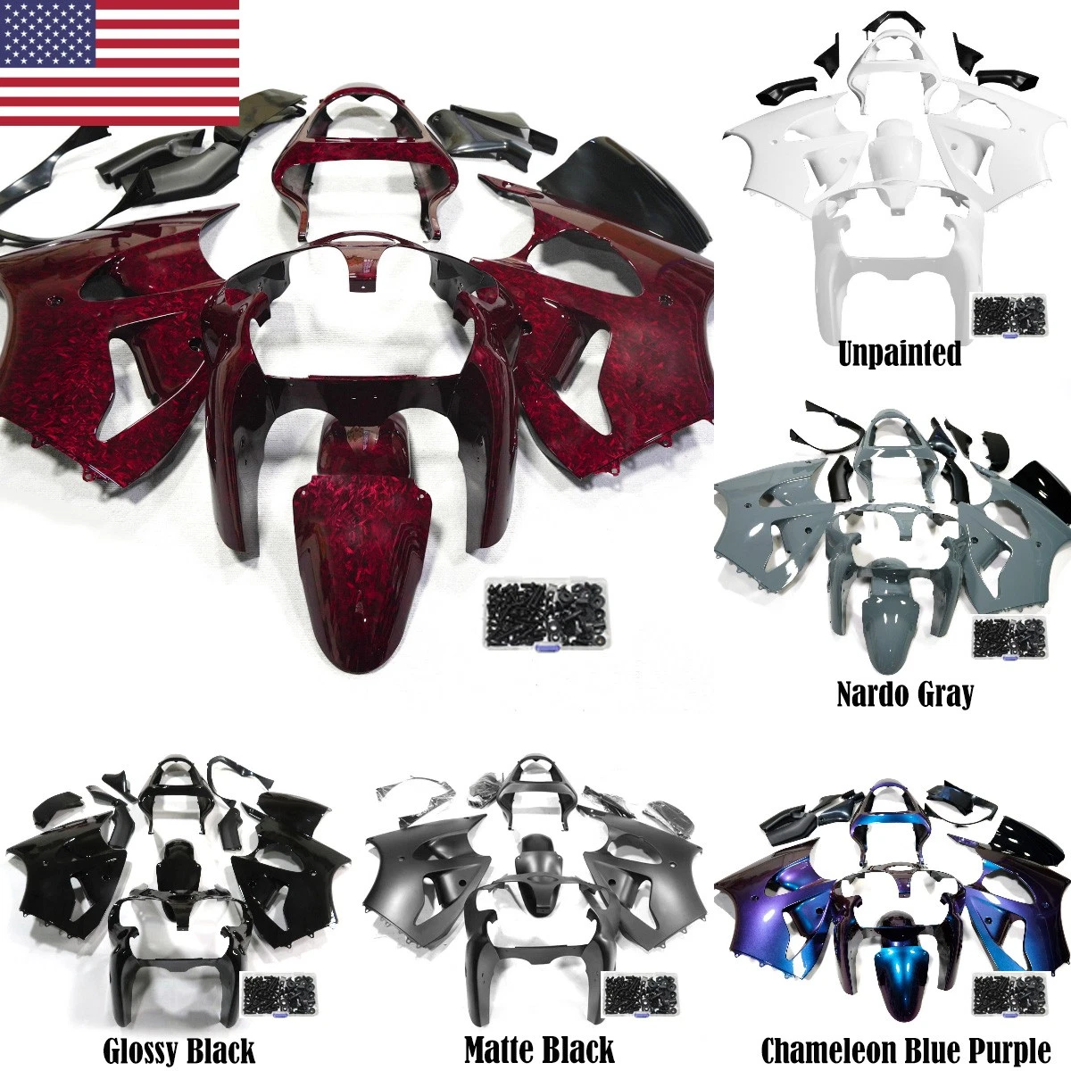 Fairings & Bodywork for 2005 Kawasaki Ninja ZX6R for sale | eBay