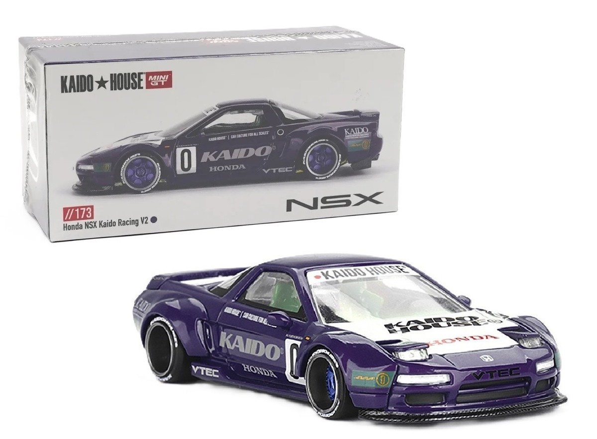 Kaido House x Mini GT 1:64 Honda NSX Kaido Racing V2 Purple