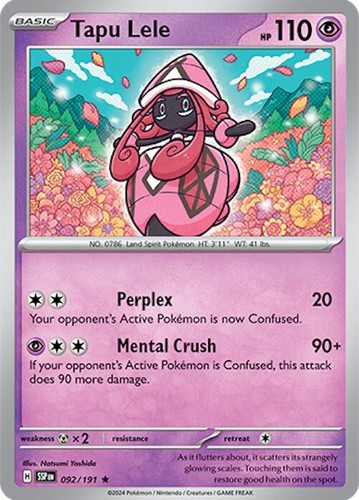 Pokemon Tapu Lele GX 25th Anniversary Trading Card PSA10 Mint