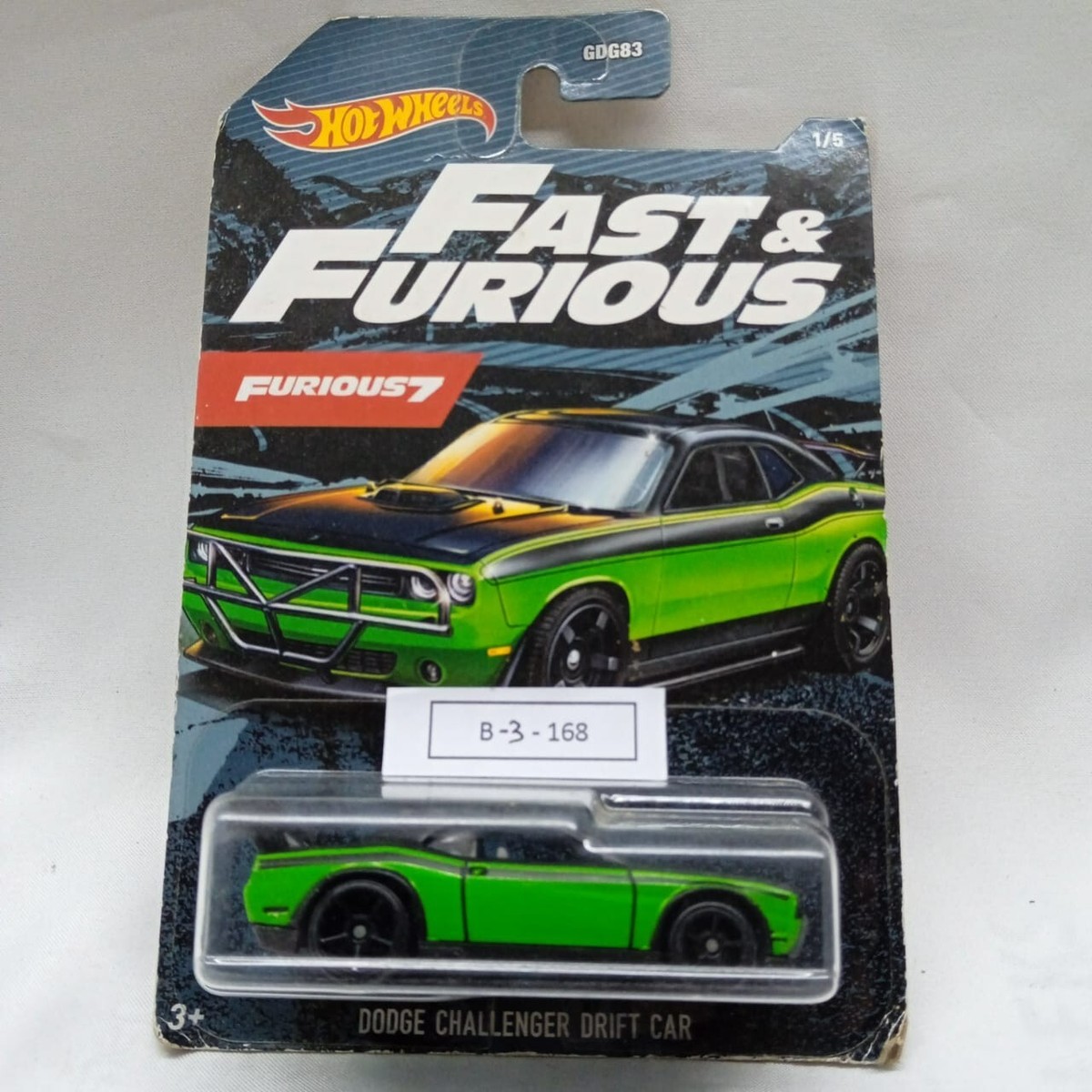 NEW Hotwheels Dodge Challenger Drift Car Fast and Furious 7 1/5 | eBay