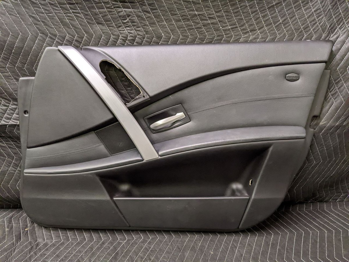 BMW E60 M5 Front Right Passenger Door Panel Schwarz 51417897868 | eBay