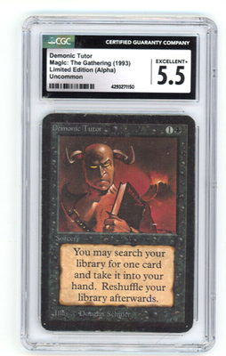 1993 Magic the Gathering MtG - Limited Editon Alpha - Demonic