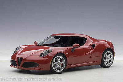 ALFA ROMEO 4C COUPE ALFA RED COMPOSITE 1:18 by AUTOART 70189 BRAND