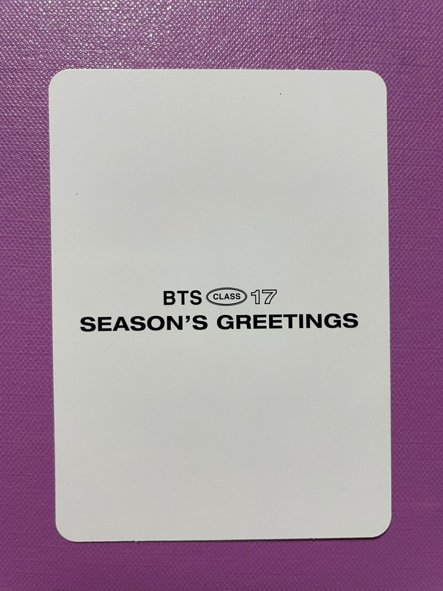 Official BTS 2017 Season's Greetings Jungkook Photocard Only | eBay