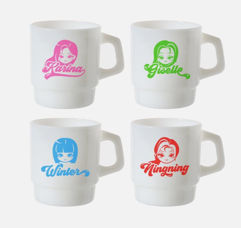 aespa Better Things SMTOWN OFFICIAL MD GOODS MILK GLASS + PHOTO