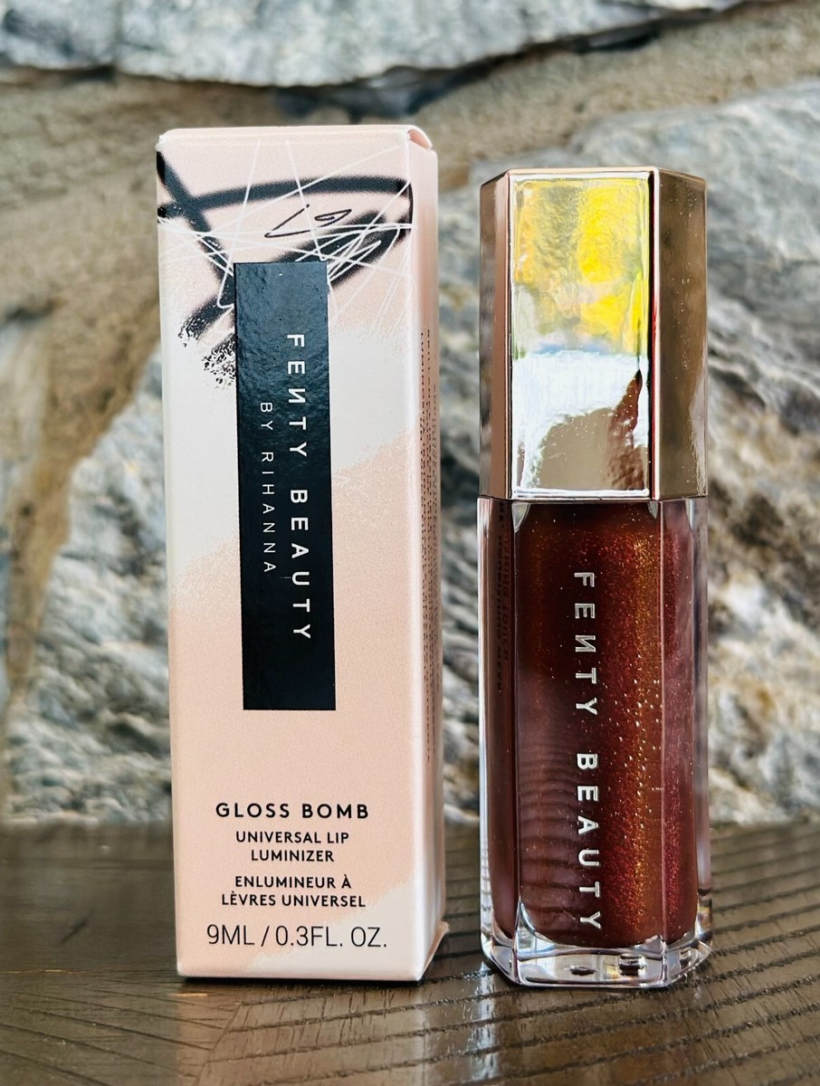 Fenty Beauty Gloss Bomb ice 0.3oz/9ml Hot Chocolit 05 | eBay