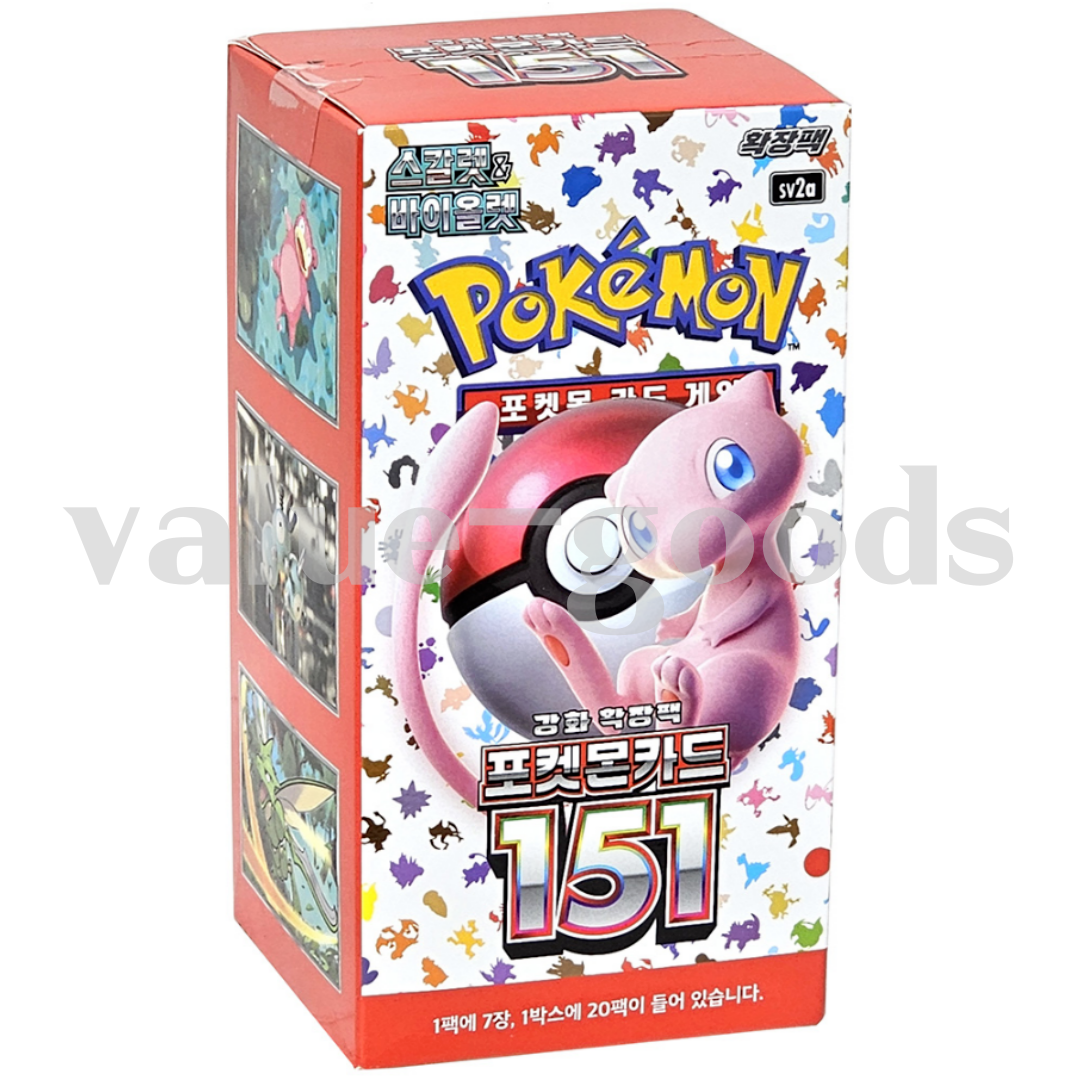 Pokemon Card Scarlet&Violet 151 Booster Box sv2a Sealed Authentic