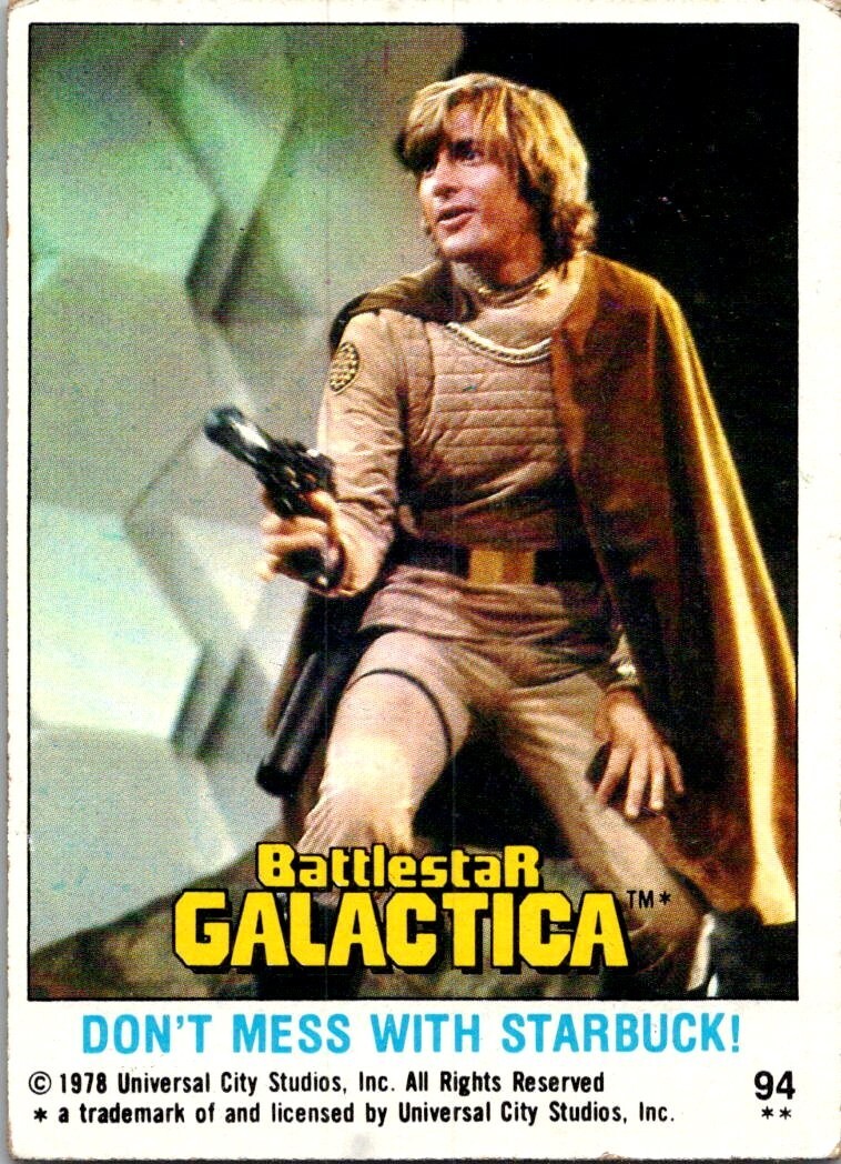 1978 Topps Battlestar Galactica #94 Don't Mess With Starbuck! Free