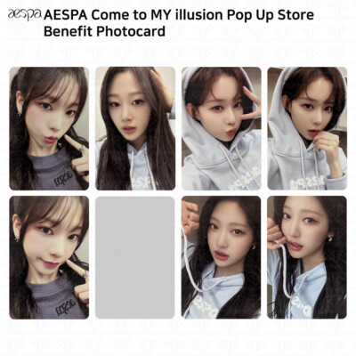 Aespa Come To My illusion Pop Up Store Benefit Photocard KPOP K