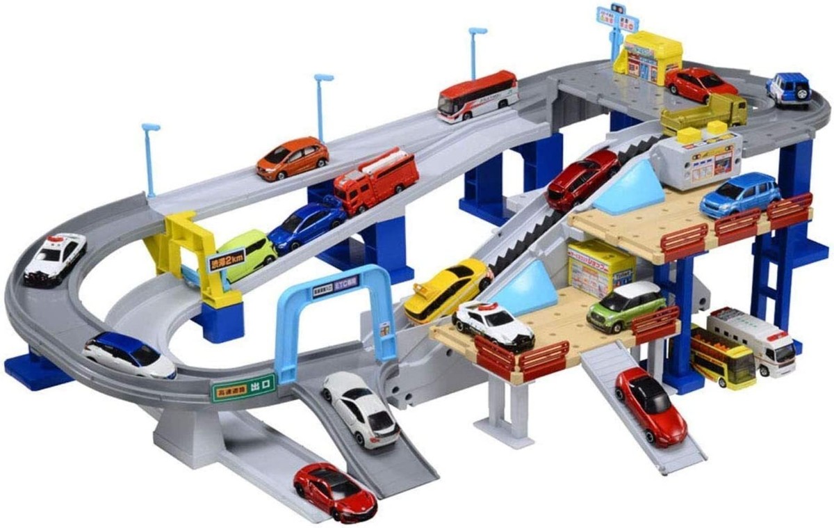 TAKARA TOMY Tomica City Town 2 speed Action Highway playset NO CAR