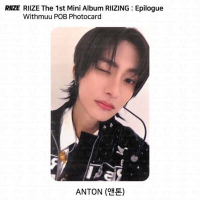 RIIZE The 1st Mini Album RIIZING : Epilogue Withmuu POB Photocard