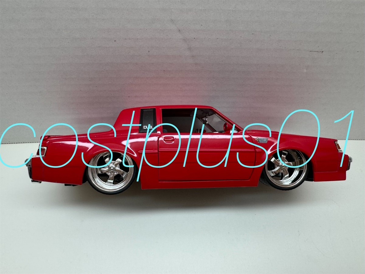 JADA DUB CITY 1987 BUICK GRAND NATIONAL REGAL 1:24 RED OLDSKOOL