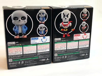 Nendoroid UNDERTALE 1827 Papyrus 1826 Sans Set of 2 New With box