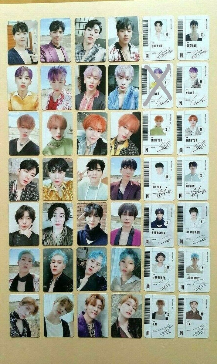 MONSTA X 7th mini Album FOLLOW FIND YOU Official Photocard - Wonho