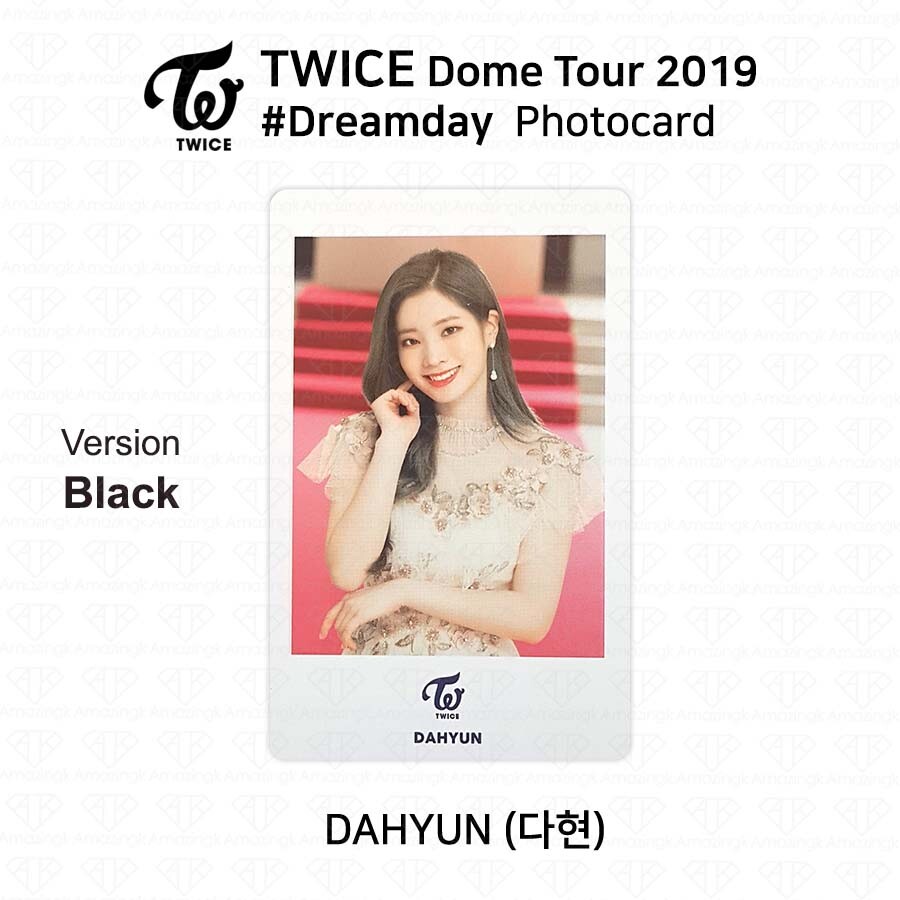 TWICE Dome Tour 2019 #Dreamday Japan Official Photocard Black Ver