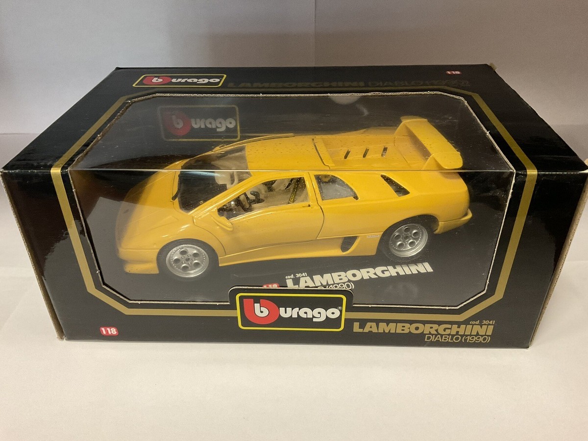 Bburago 1:18 Scale1990 LAMBORGHINI Diablo Diecast Car Model Yellow