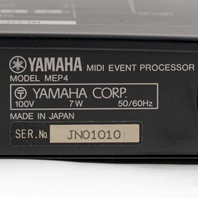 Yamaha MEP-4 MIDI Event Processor Effector- Send your Synths to