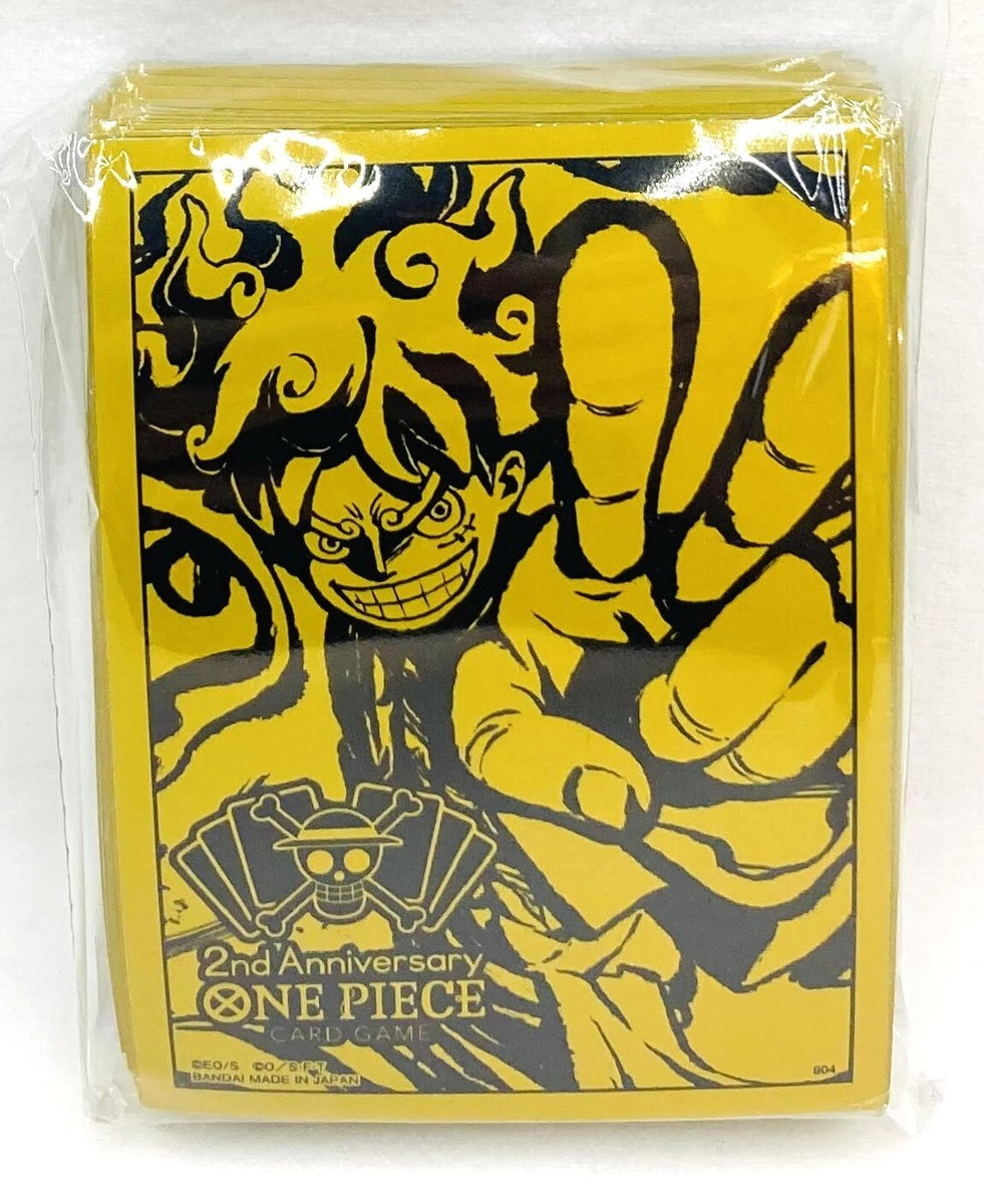 ONE PIECE Card Game 2nd ANNIVERSARY SET BANDAI 70 Sleeves From