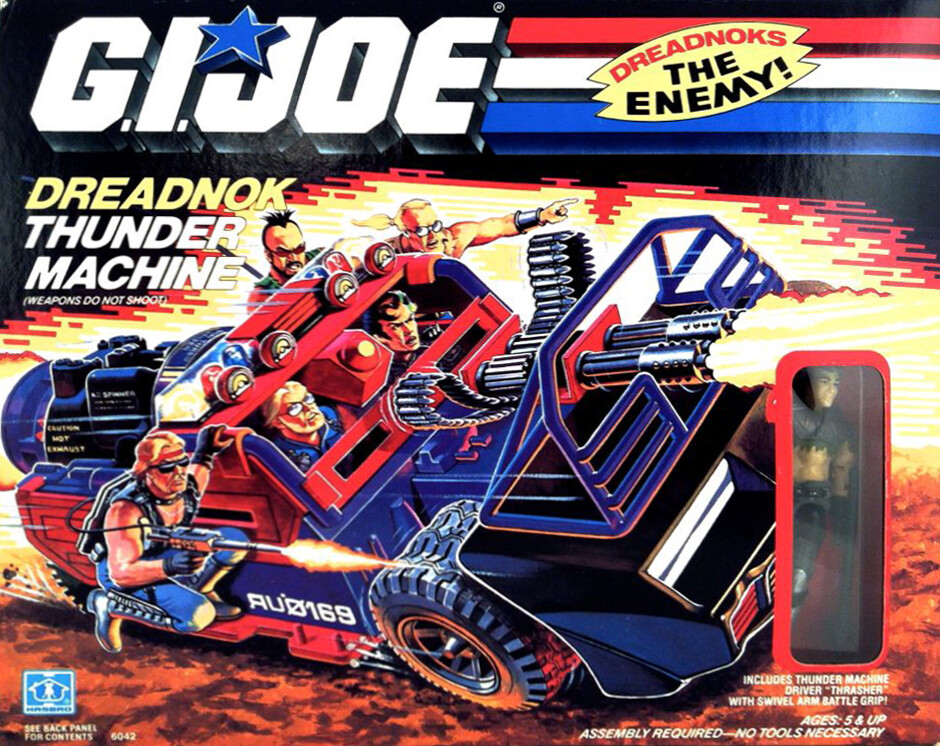 G.I. Joe ARAH vintage vehicle piece/part Dreadnok Thunder Machine