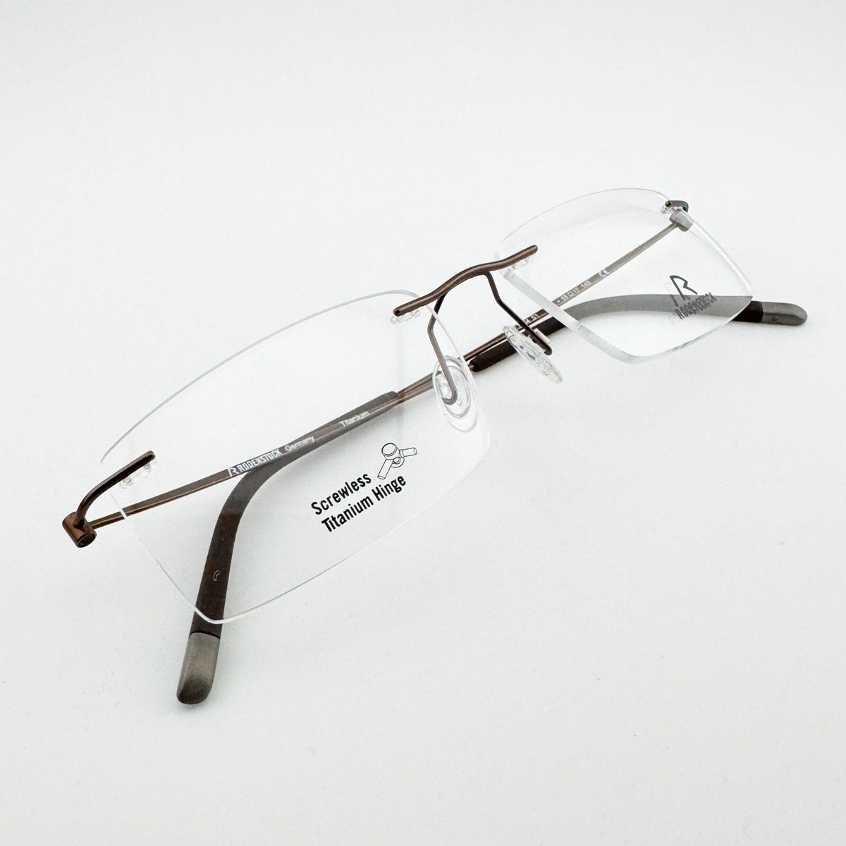 Authentic Rodenstock Germany R 7054 S1 D Eyeglasses Rimless Frame