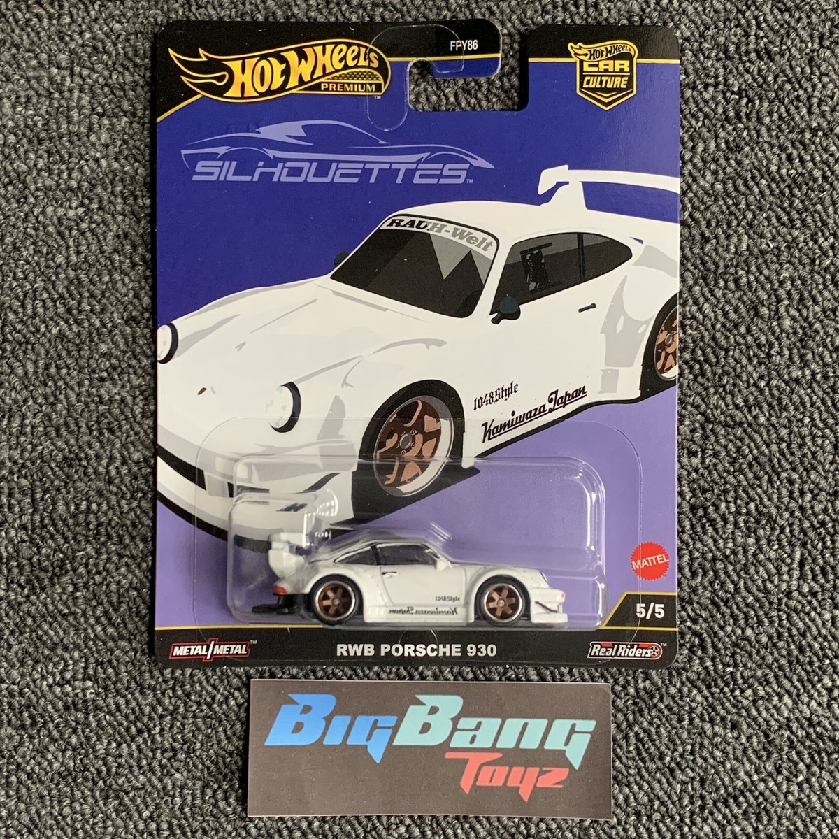Hot Wheels Premium RWB Porsche 930 White Silhouettes 2025 (In