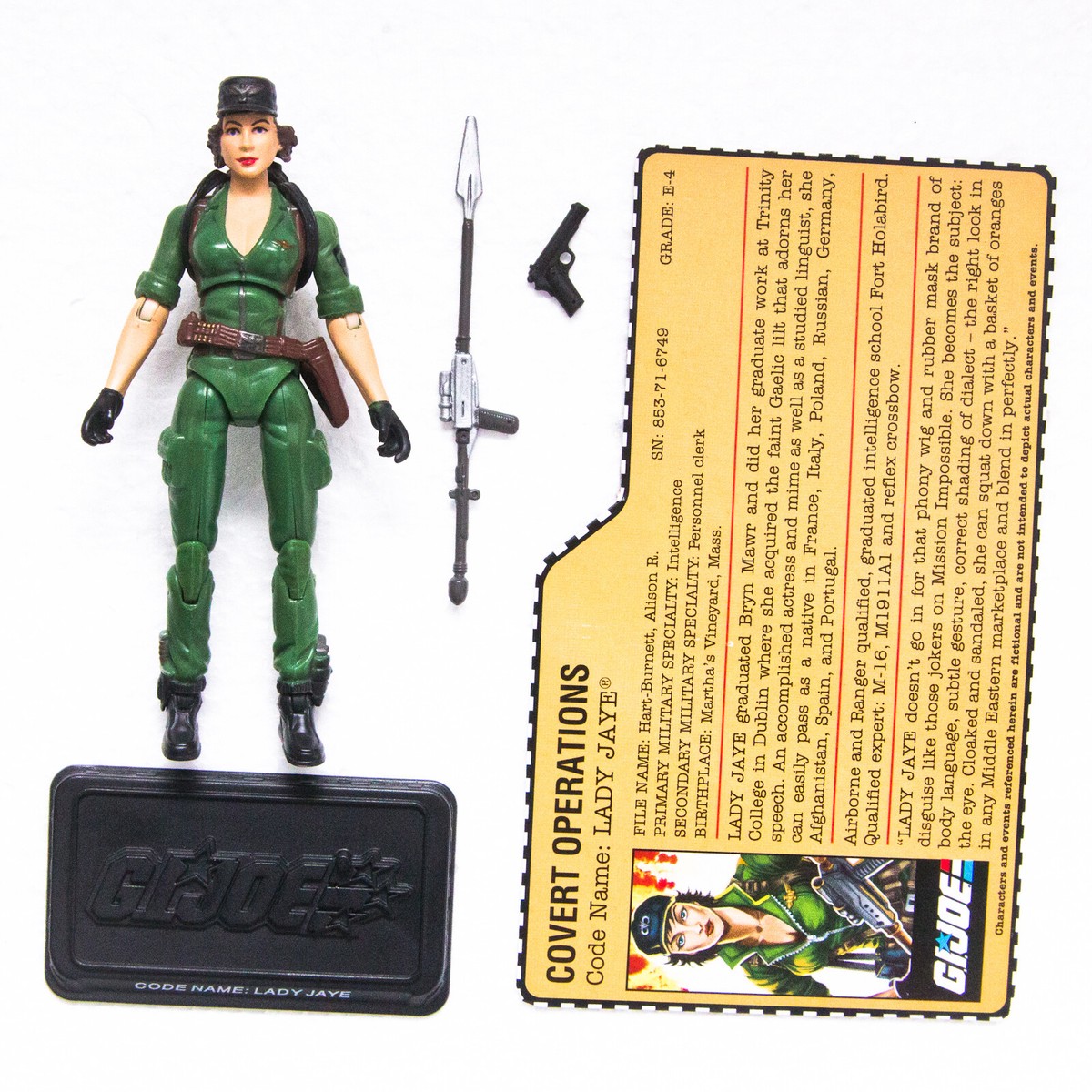 2007 Hasbro G.I. Joe 25th Anniversary LADY JAYE v6 Action Figure