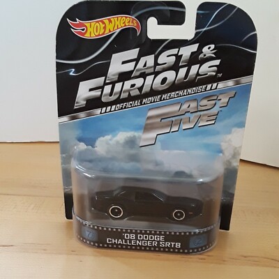 Hot Wheels Retro Entertainment Fast & Furious 08 Dodge Challenger