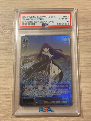 PSA 10 Weiss Schwarz Magician Fern SSP SFN/S108 Frieren Beyond