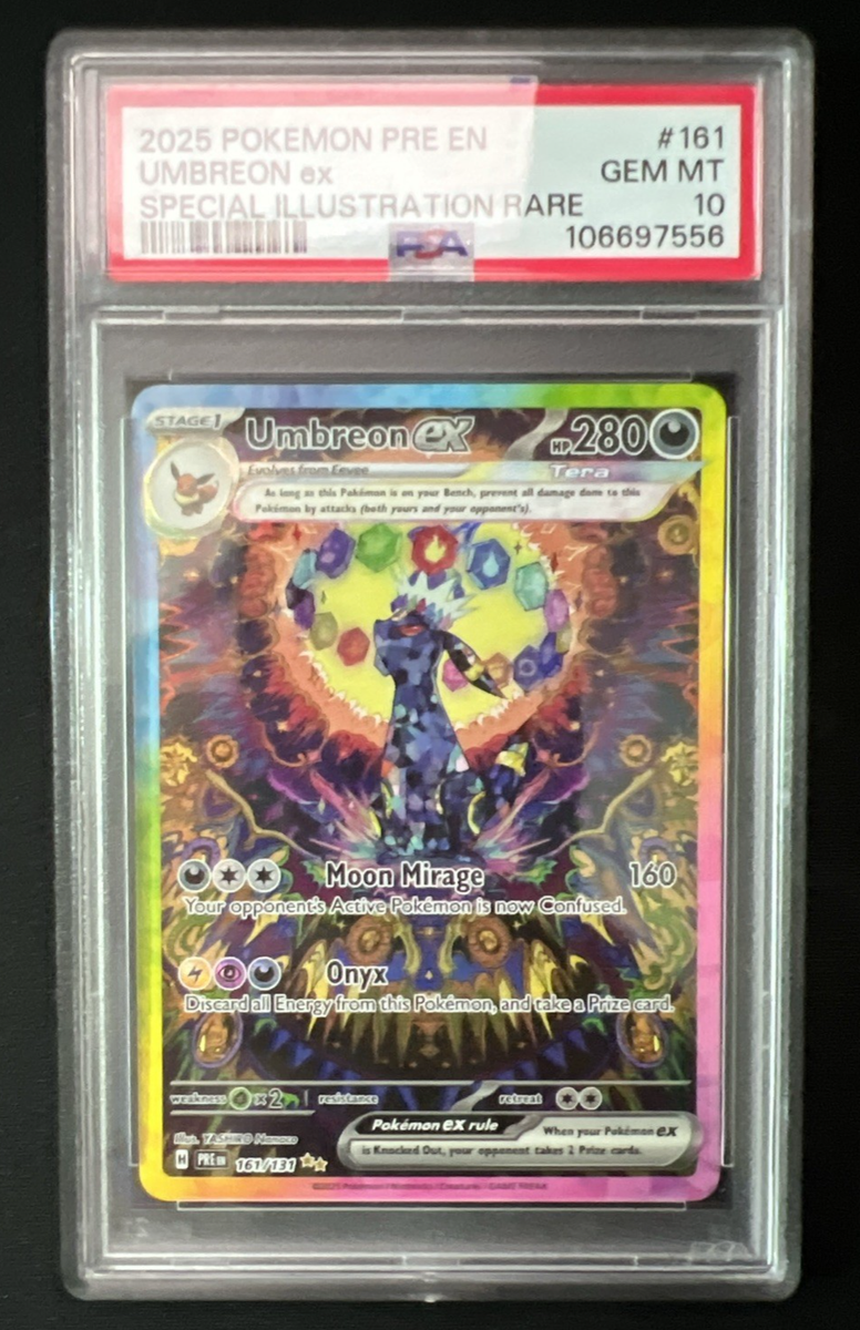 PSA 10 Umbreon EX Prismatic Evolutions Special Illustration Rare