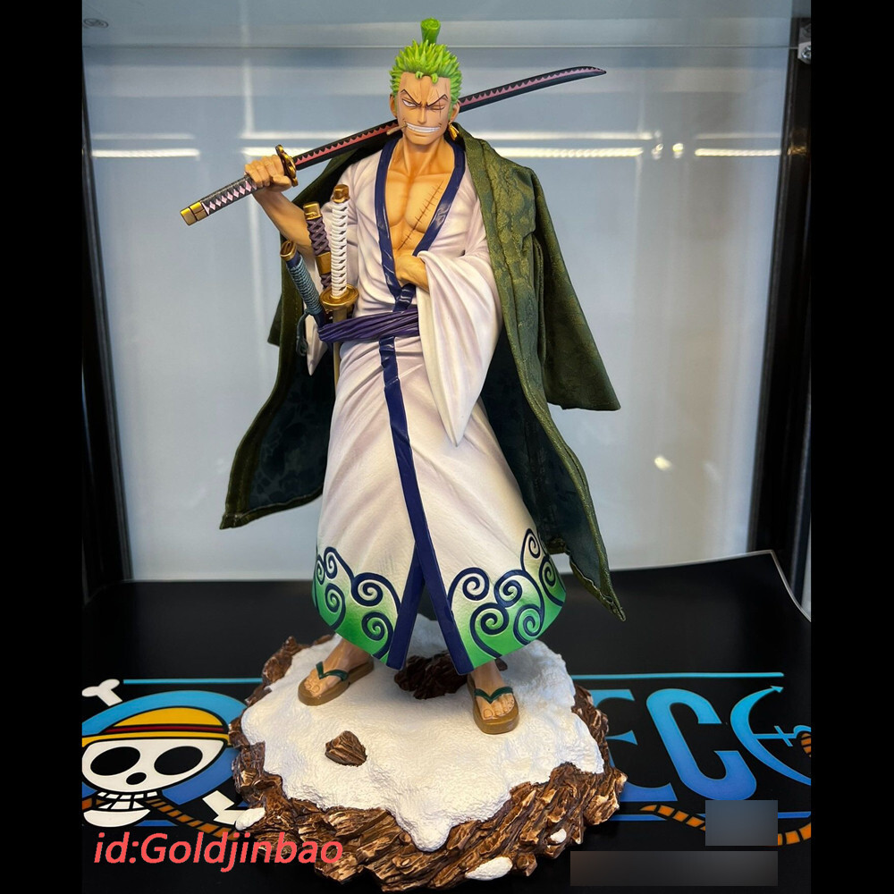 BRAIN-HOLE Studio One Piece Roronoa Zoro Resin Model H31cm Two