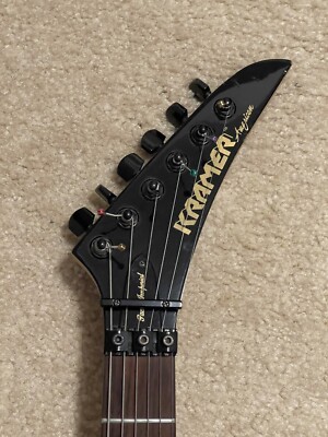 86 Black Kramer American Pacer Imperial Guitar Floyd Rose Seymour