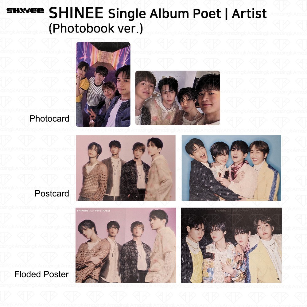 SHINee Single Album Poet│Artist Official Photocard Postcard